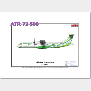Avions de Transport Régional 72-500 - Binter Canarias (Art Print) Posters and Art